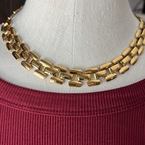 Gold Chain Choker Necklace